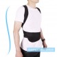 Adjustable Black Back Posture Corrector Shoulder Lumbar Spine Brace Support Belt Health Care for Men Women Unisex #288357